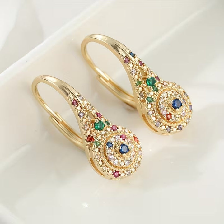 Multicolour Sparkle Elegance Earrings