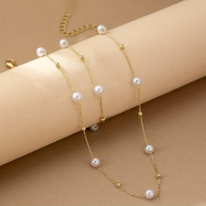 Dainty Pearl Chain Jewellery Set