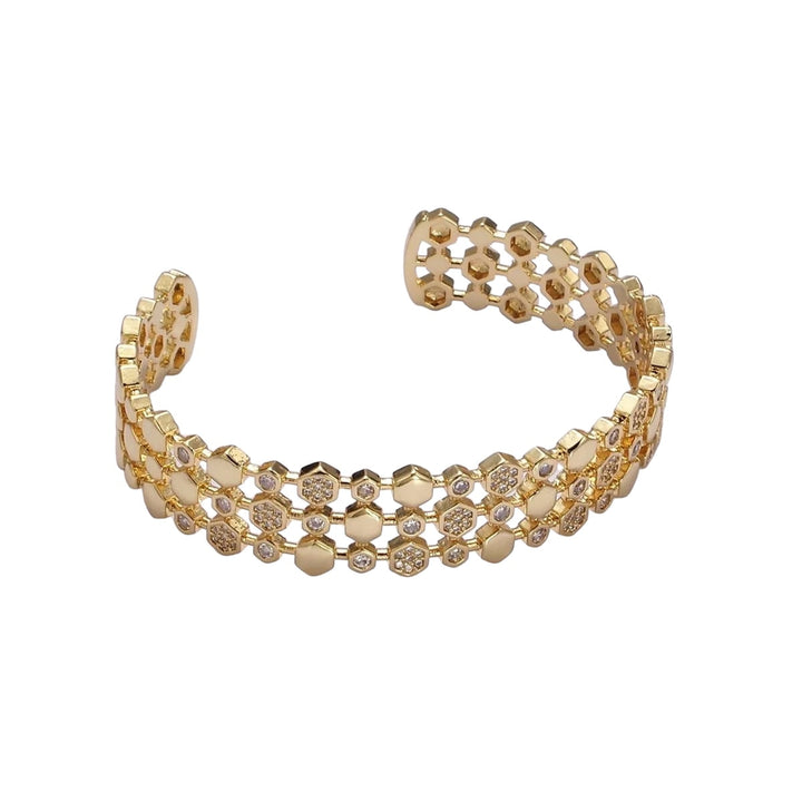 Gavriella Hexagonal Cuff Bracelet