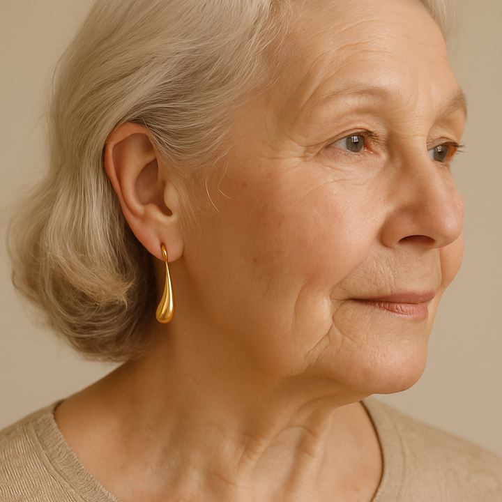 Vintage Gold Drop Earrings