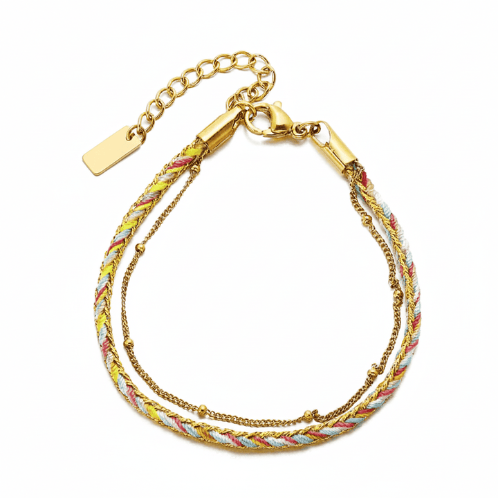 Rio String Gold Bracelet