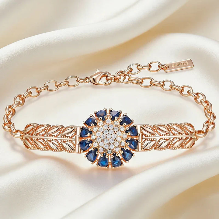 Prestigious Crystal Blue Zirconia Bracelet