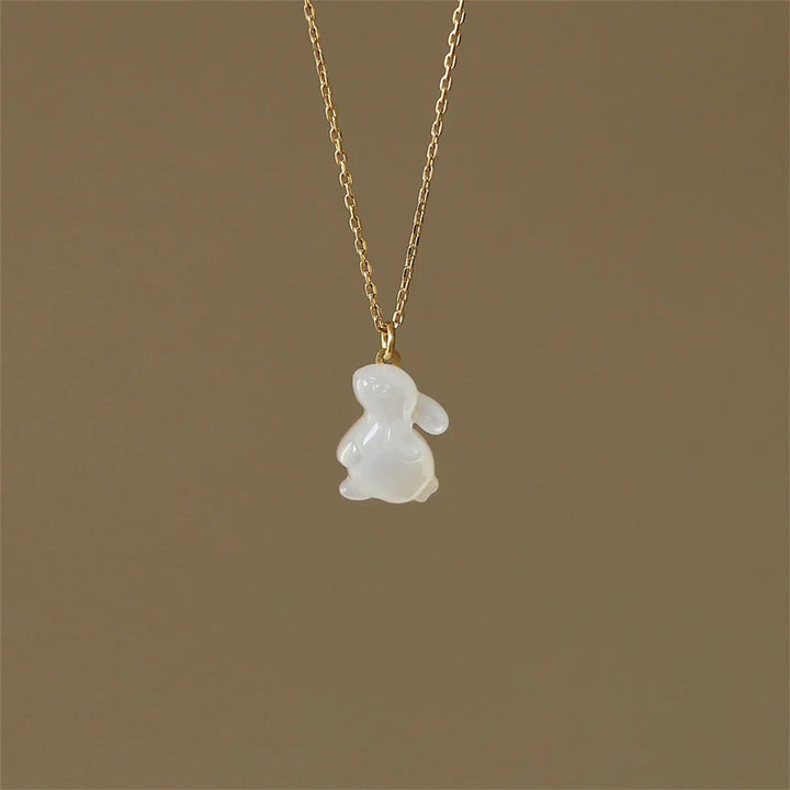 Artistic Rabbit Pendant Necklace