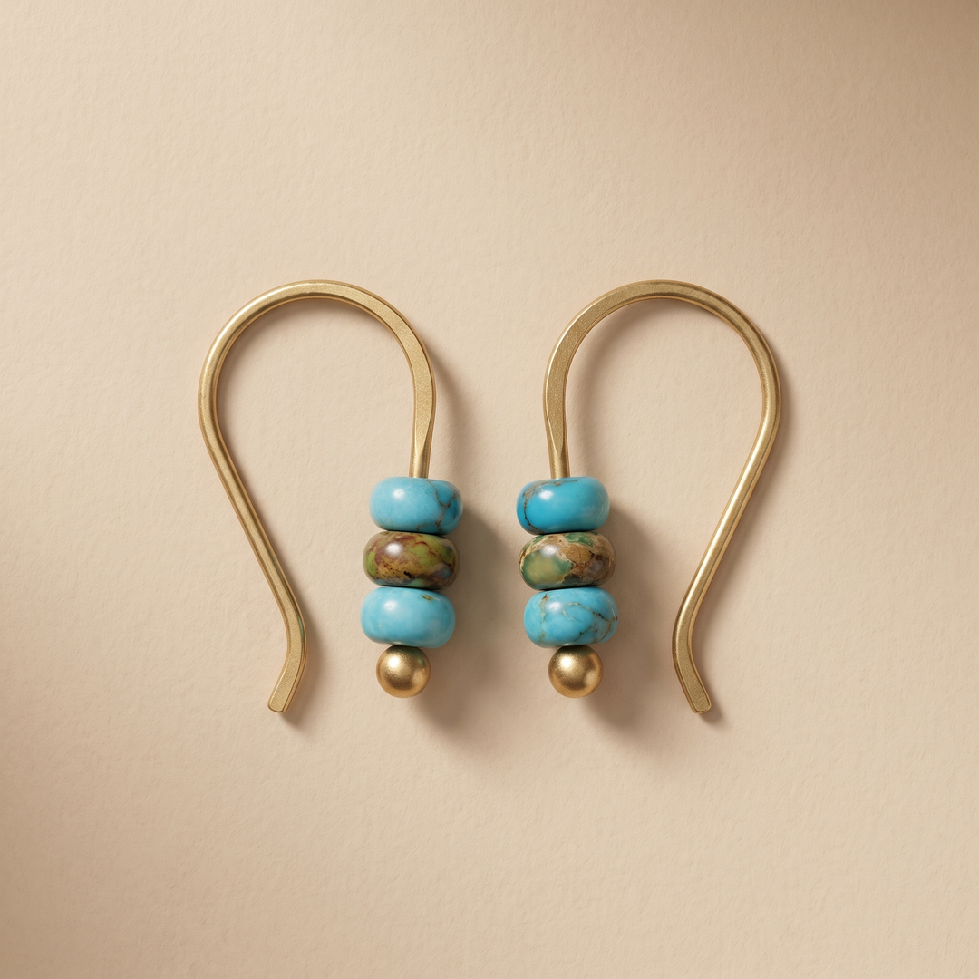 Retro Turquoise Earrings